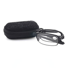 Load image into Gallery viewer, Stylish Plastic Folding Reading Glasses For Women And Men Frame Foldable Compact Folding Reading Glasses Women Men Blue Light Blocking Spring Hinge Readers Computer Slim Pocket Eyeglasses