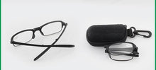Load image into Gallery viewer, Stylish Plastic Folding Reading Glasses For Women And Men Frame Foldable Compact Folding Reading Glasses Women Men Blue Light Blocking Spring Hinge Readers Computer Slim Pocket Eyeglasses
