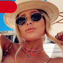 Load image into Gallery viewer, Stylish Round Sunglasses Vintage Design Oval Sunglasses For Women Luxury Circle Shaped Glasses For Women Anti-reflective Fashion Eyeglasses
