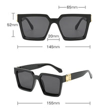Load image into Gallery viewer, Stylish Square Sunglasses For Women & Luxury Eyeglasses For Women And Men square Sun Glasses For Men Eyewear Women Oversized Square Frame Sunglasses Multiple Tinted Glitter Inspired Stylish Shades