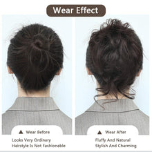 Load image into Gallery viewer, Stylish Synthetic Hair Bun Chignon Messy Curly Hair Band Elastic Scrunchy False Hair Pieces For Women Hairpins Black Brown Clip in Hair Extension For Volumized Hair Buns For Girls