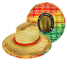 Load image into Gallery viewer, Peter Grimm Sublime Boss DJ Lifeguard - Rye Straw Lifeguard Hat