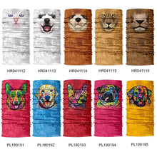 Load image into Gallery viewer, Summer Animal Bandana Neck Gaiter Tube Scarf Buff Party Halloween Half Mask Face Shield Sport Headband Balaclava Seamless Magic Head Scarf Breathable Bandana Turban Outdoor Hiking Quick-Dry Sweat Absorbing Scarves Multifunction Beanie Hat