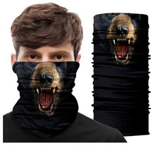 Load image into Gallery viewer, Summer Animal Bandana Neck Gaiter Tube Scarf Buff Party Halloween Half Mask Face Shield Sport Headband Balaclava Seamless Magic Head Scarf Breathable Bandana Turban Outdoor Hiking Quick-Dry Sweat Absorbing Scarves Multifunction Beanie Hat