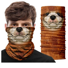 Load image into Gallery viewer, Summer Animal Bandana Neck Gaiter Tube Scarf Buff Party Halloween Half Mask Face Shield Sport Headband Balaclava Seamless Magic Head Scarf Breathable Bandana Turban Outdoor Hiking Quick-Dry Sweat Absorbing Scarves Multifunction Beanie Hat