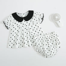 Load image into Gallery viewer, Summer Baby Girl Polka Dot | Top and Pants Set - # BAAA51210057