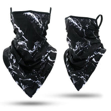 Load image into Gallery viewer, Summer Breathable Mesh Skull Hunting Cycling Bandana Sport Half Face Cover Mask Running Hiking Skiing Triangle Neck Warmer Scarf Motorcycle Protect Cycling Face Mask Anti-UV Neck Hood Half Face Breathable Dustproof Headband Triangle Sport Scarf