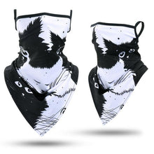 Load image into Gallery viewer, Summer Breathable Mesh Skull Hunting Cycling Bandana Sport Half Face Cover Mask Running Hiking Skiing Triangle Neck Warmer Scarf Motorcycle Protect Cycling Face Mask Anti-UV Neck Hood Half Face Breathable Dustproof Headband Triangle Sport Scarf
