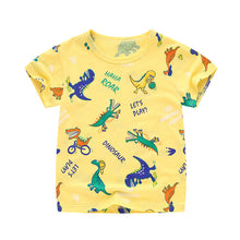 Load image into Gallery viewer, Summer Cartoon Cotton Short Sleeve T-Shirt for Kids - # BAAA1111010021 & BOAA11510032