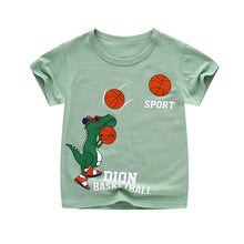 Load image into Gallery viewer, Summer Cartoon Cotton Short Sleeve T-Shirt for Kids - # BAAA1111010021 & BOAA11510032