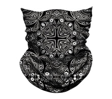 Load image into Gallery viewer, Summer Cool Printed Half Mask Bandana Face Cover Neck Gaiter Bike Outdoor Sport Fishing Cycling Ski Hiking Tube Scarf Men Women Headband Scarf Military Shamash Tactical Desert Keffiyeh Head Neck Scarf Neck Gaiter Headwear for Men Women