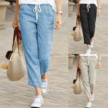 Load image into Gallery viewer, Summer Elegance Drawstring Trousers