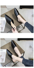 Load image into Gallery viewer, Summer Elegant Ladies Slippers Slip On Square Heel Shoes High Heels Women Pumps Women Flats Elastic Mules Comfortable Slip On Women's Flats Loafers Casual Flat Shoes