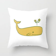 Load image into Gallery viewer, Summer Fashion Fresh Yellow Cute Pillows Case Geometry Yellow Pillow Case Cushion Cover Polyester Pillowcase Floral Cushion Case Modern Decorative Pillows For Bed Sofa Couch 45x45CM