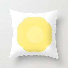 Load image into Gallery viewer, Summer Fashion Fresh Yellow Cute Pillows Case Geometry Yellow Pillow Case Cushion Cover Polyester Pillowcase Floral Cushion Case Modern Decorative Pillows For Bed Sofa Couch 45x45CM