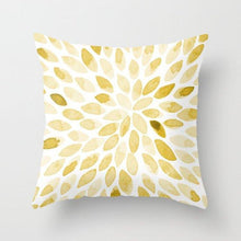 Load image into Gallery viewer, Summer Fashion Fresh Yellow Cute Pillows Case Geometry Yellow Pillow Case Cushion Cover Polyester Pillowcase Floral Cushion Case Modern Decorative Pillows For Bed Sofa Couch 45x45CM