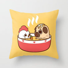 Load image into Gallery viewer, Summer Fashion Fresh Yellow Cute Pillows Case Geometry Yellow Pillow Case Cushion Cover Polyester Pillowcase Floral Cushion Case Modern Decorative Pillows For Bed Sofa Couch 45x45CM