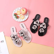 Load image into Gallery viewer, Summer Flowers Flip Flops Women Indoor Slippers Outdoor Sandals Flip-flops Fashion Beach Flat Flipflops Sandals Fashion Summer Slip On Comfort Flat Beach Thong Slipper