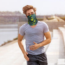 Load image into Gallery viewer, Summer Half Mask Printed Scarf Cycling Bandana Sports Hiking Hunting Run Bicycle Neck Gaiter Hanging Ear Face Cover Men Women Motorcycle Protect Cycling Face Mask Anti-UV Neck Hood Half Face Breathable Dustproof Headband Triangle Sport Scarf