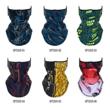 Load image into Gallery viewer, Summer Half Mask Printed Scarf Cycling Bandana Sports Hiking Hunting Run Bicycle Neck Gaiter Hanging Ear Face Cover Men Women Motorcycle Protect Cycling Face Mask Anti-UV Neck Hood Half Face Breathable Dustproof Headband Triangle Sport Scarf