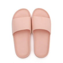 Load image into Gallery viewer, Summer Home Mens Slippers Simple Black White Shoes Non-Slip Bathroom Slides Flip Flops Indoor Women Slippers Soft Slides Slippers For Men Cloud Cushioned Slides Thick Non-Slip Pool Gym House Slipper
