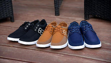 Load image into Gallery viewer, Summer Mens Casual Elegant Business Shoes Breathable Canvas Shoes Fashion Casual Shoes Fashion Sneakers Breathable Comfort Walking Shoes Modern Design