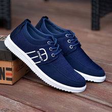 Load image into Gallery viewer, Summer Mens Casual Elegant Business Shoes Breathable Canvas Shoes Fashion Casual Shoes Fashion Sneakers Breathable Comfort Walking Shoes Modern Design