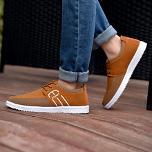 Load image into Gallery viewer, Summer Mens Casual Elegant Business Shoes Breathable Canvas Shoes Fashion Casual Shoes Fashion Sneakers Breathable Comfort Walking Shoes Modern Design