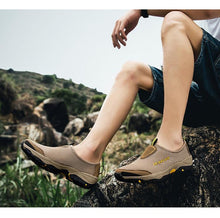 Load image into Gallery viewer, Summer Mesh Beach Men Shoes Lightweight Breathable Walking Footwear New Slip-On Comfortable Outdoor Walking Footwear Non-Slip Running Climbing Shoes Sneakers Lightweight Breathable Walking Shoes