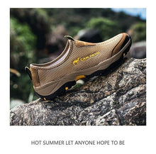Load image into Gallery viewer, Summer Mesh Beach Men Shoes Lightweight Breathable Walking Footwear New Slip-On Comfortable Outdoor Walking Footwear Non-Slip Running Climbing Shoes Sneakers Lightweight Breathable Walking Shoes
