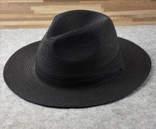 Load image into Gallery viewer, Summer Outdoor Men Large Size Hats Lady Beach Wide Brim Straw Hat Unisex Luxury Straw Hat Classic Mens Dress Hats Party Accessories