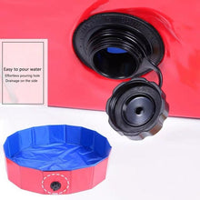 Load image into Gallery viewer, Summer Pools for Dogs Foldable Pet Bath Swimming Tub Bathtub Outdoor Indoor Collapsible Bathing Pool Play Interactive Cool Down Dog Pool Foldable Pool Bathtub PVC Dog Cat Children Swimming Pool