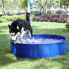Load image into Gallery viewer, Summer Pools for Dogs Foldable Pet Bath Swimming Tub Bathtub Outdoor Indoor Collapsible Bathing Pool Play Interactive Cool Down Dog Pool Foldable Pool Bathtub PVC Dog Cat Children Swimming Pool
