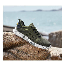 Load image into Gallery viewer, Summer Sport Mens Casual Workout Shoes Air Mesh Sneakers Fashion Foam Footwear Black Beach Water Fisherman Breathable Men Jogging Tennis Sport Sneakers