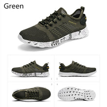 Load image into Gallery viewer, Summer Sport Mens Casual Workout Shoes Air Mesh Sneakers Fashion Foam Footwear Black Beach Water Fisherman Breathable Men Jogging Tennis Sport Sneakers
