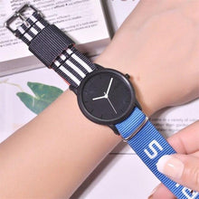 Load image into Gallery viewer, Summer Style Canvas Women Quartz Watch New Fashion Casual Wristwatches Woman Outdoor Unisex Watches Casual Sports Wrist Watch With Nylon Strap Elegant Design