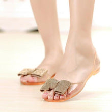 Load image into Gallery viewer, Summer Style Women Sandals Fashion Shoes Woman Casual Lightweight Toe Sandal Crystal Flat Shoes Round Toe Dress Open Toe Sandals Flip Flops Slip On Fashion Dress Shoes