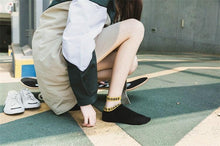 Load image into Gallery viewer, Summer Transparent Letter Patterned Socks Women Hollow Out Cotton Short Socks Thin Casual Ankle Socks Made Of Breathable Cotton Boat Socks For Women
