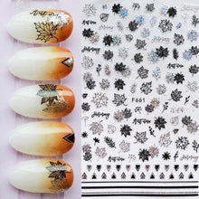 Load image into Gallery viewer, Summer Tropical Beach Coconut Tree Slippers 3D Nail Sticker Leaves Shell Transfer Decals Slider Decoration Manicures Tip Water Transfer Nail Decals Sticker For Pretty Girl Self-Adhesive Nail Decals Designer Nail Stickers for Acrylic