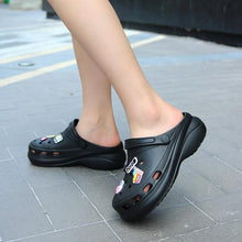 Load image into Gallery viewer, Summer Women Clogs Platform Garden Sandals Fruit Slippers Beach Shoes Increase Outdoor Unisex Garden Clogs Shoes Comfortable Slip-on Summer Beach Sandals