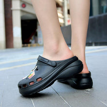 Load image into Gallery viewer, Summer Women Clogs Platform Garden Sandals Fruit Slippers Beach Shoes Increase Outdoor Unisex Garden Clogs Shoes Comfortable Slip-on Summer Beach Sandals