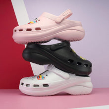 Load image into Gallery viewer, Summer Women Clogs Platform Garden Sandals Fruit Slippers Beach Shoes Increase Outdoor Unisex Garden Clogs Shoes Comfortable Slip-on Summer Beach Sandals