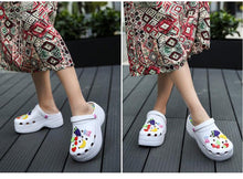 Load image into Gallery viewer, Summer Women Clogs Platform Garden Sandals Fruit Slippers Slip On Beach Shoes Fashion Slides Platform Clogs Beach Sandals Slippers For Women