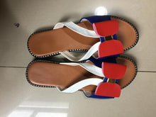 Load image into Gallery viewer, Summer Women Slippers Cute Butterfly-Knot Casual Sandals Lady Slides Flats Slip-On Women Shoes Butterfly Slippers Soft Bottom Comfy Sandals Bathroom Garden Casual Slippers Open-Toe Breathable Travel Shoes