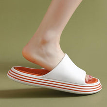 Load image into Gallery viewer, Summer Women Slippers Runway Shoes Outdoor Slides Men Flip Flops Thick Sole Non-slip Beach Pool Outdoor Slippers Anti-Slip Shower Spa Bath Pool Gym Slides Flip Flop Open Toe Comfortable Soft Sandals Casual Shoes