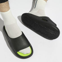 Load image into Gallery viewer, Summer Women Slippers Runway Shoes Outdoor Slides Men Flip Flops Thick Sole Non-slip Beach Pool Outdoor Slippers Anti-Slip Shower Spa Bath Pool Gym Slides Flip Flop Open Toe Comfortable Soft Sandals Casual Shoes