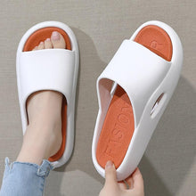 Load image into Gallery viewer, Summer Women Slippers Runway Shoes Outdoor Slides Men Flip Flops Thick Sole Non-slip Beach Pool Outdoor Slippers Anti-Slip Shower Spa Bath Pool Gym Slides Flip Flop Open Toe Comfortable Soft Sandals Casual Shoes
