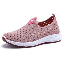 Load image into Gallery viewer, Summer Womens Shoes Breathable Mesh Sneakers Slip On Flats Espadrilles Fashion Trainers Women Comfortable Pink Couple Shoes Outdoor Walking Footwear Shoes
