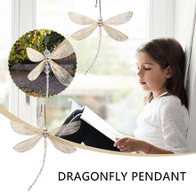 Load image into Gallery viewer, Sun Catcher Ornament Window Crystal Guardian Angel Wing Prism Pendant Rainbow Maker Collection Crystal Dragonflys Sun-catcher Wind Chimes Home Garden Hanging Decor Gifts Photography Prop Festival Decoration