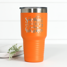 Load image into Gallery viewer, Sunshine Mixed With Hurricane 30 oz Engraved Tumbler